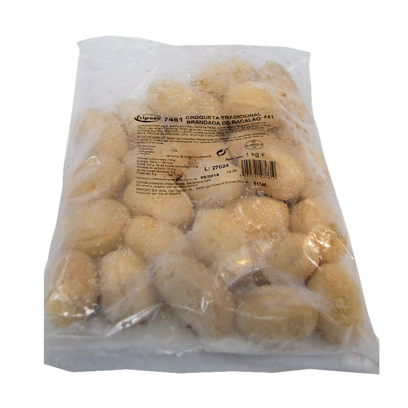 CROQUETAS  BACALAO TP FRIPOZO           