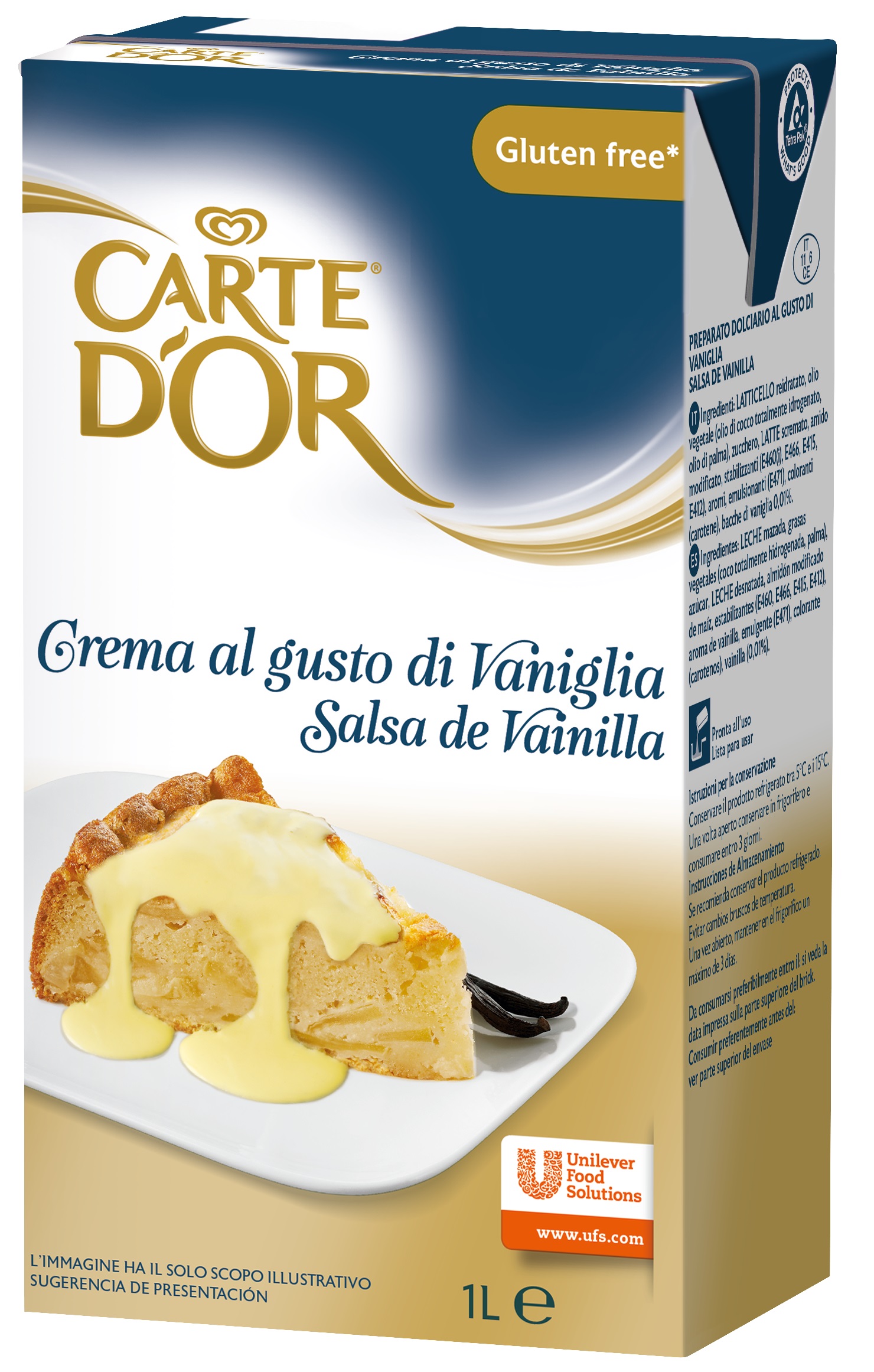 SALSA VAINILLA BRIK 1L                  
