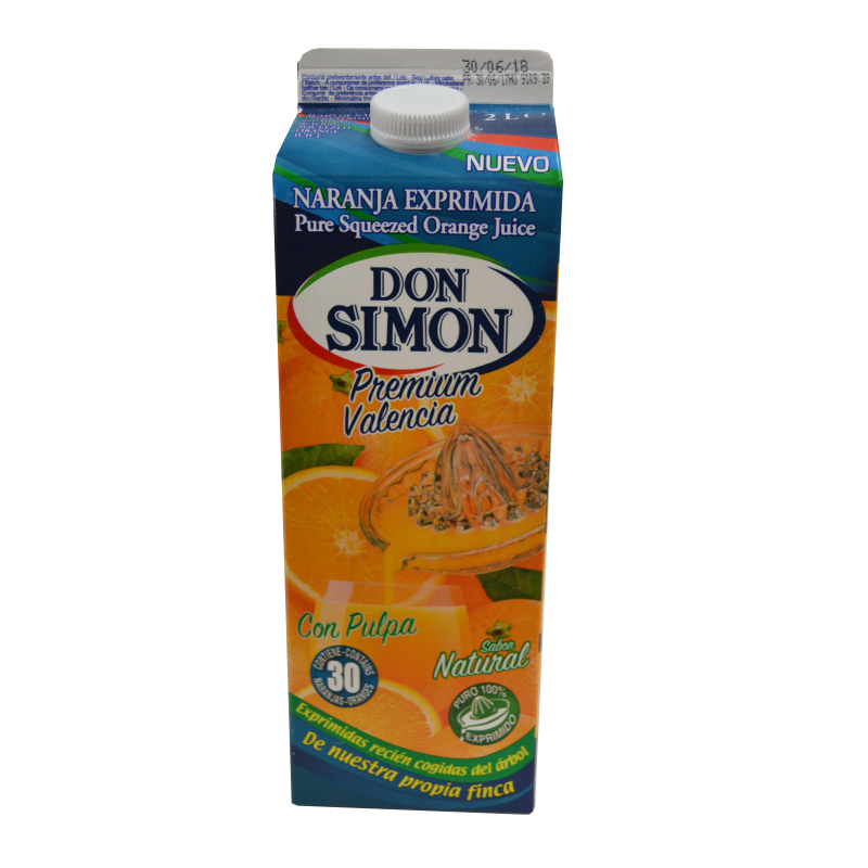 ZUMO NARJ.EXPRIMIDO D.SIMON 2L C/ PULPA 
