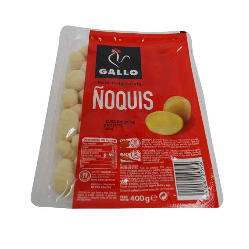 GNOQUI PATATA GALLO 400GRS              