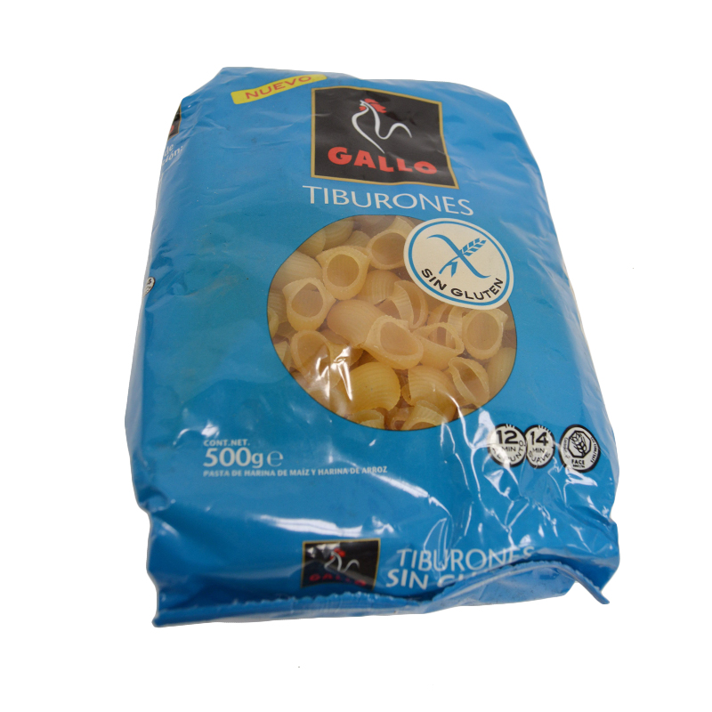 TIBURON SIN GLUTEN 500GR GALLO          