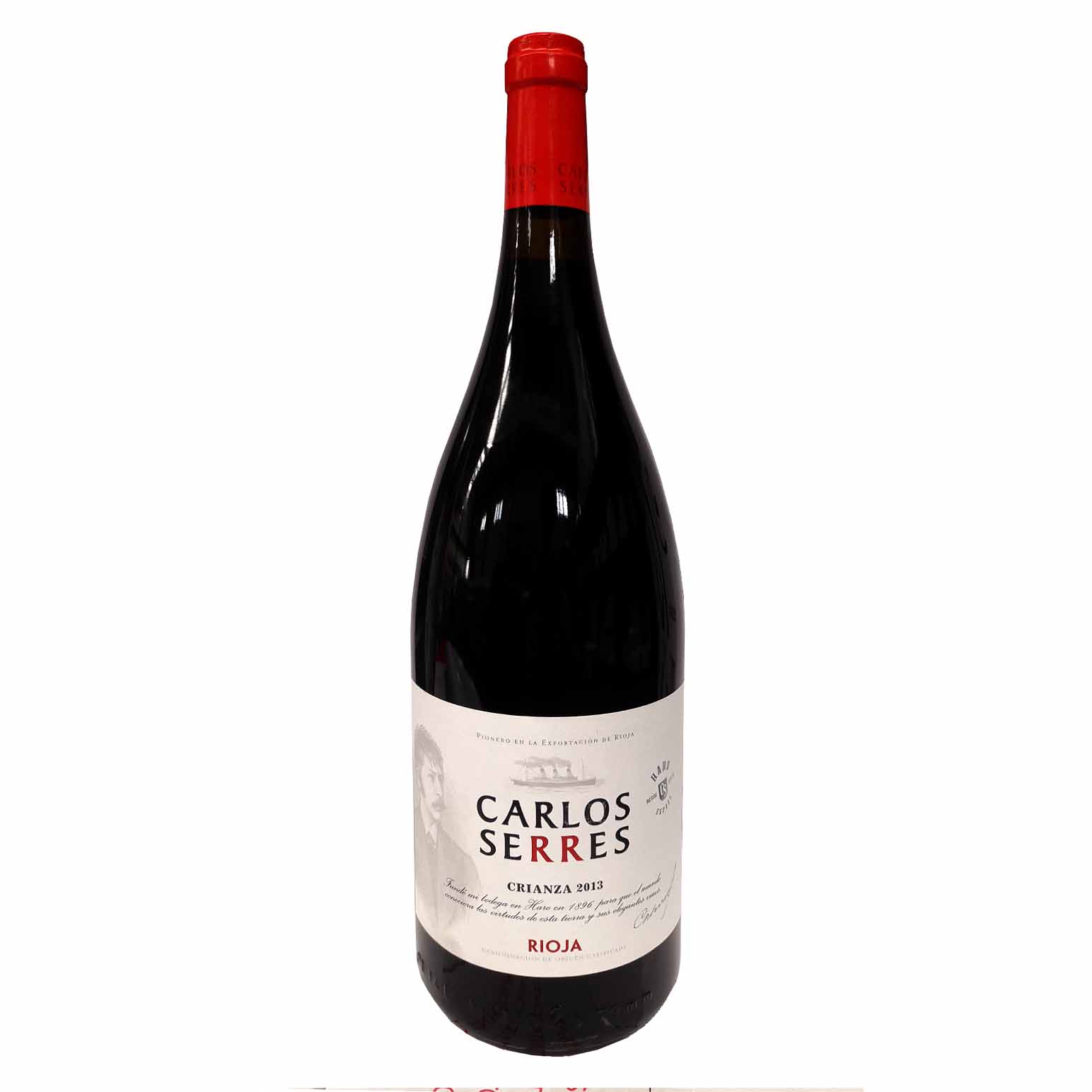 VINO RIOJA CARLOS SERRES 1,5L C/6       