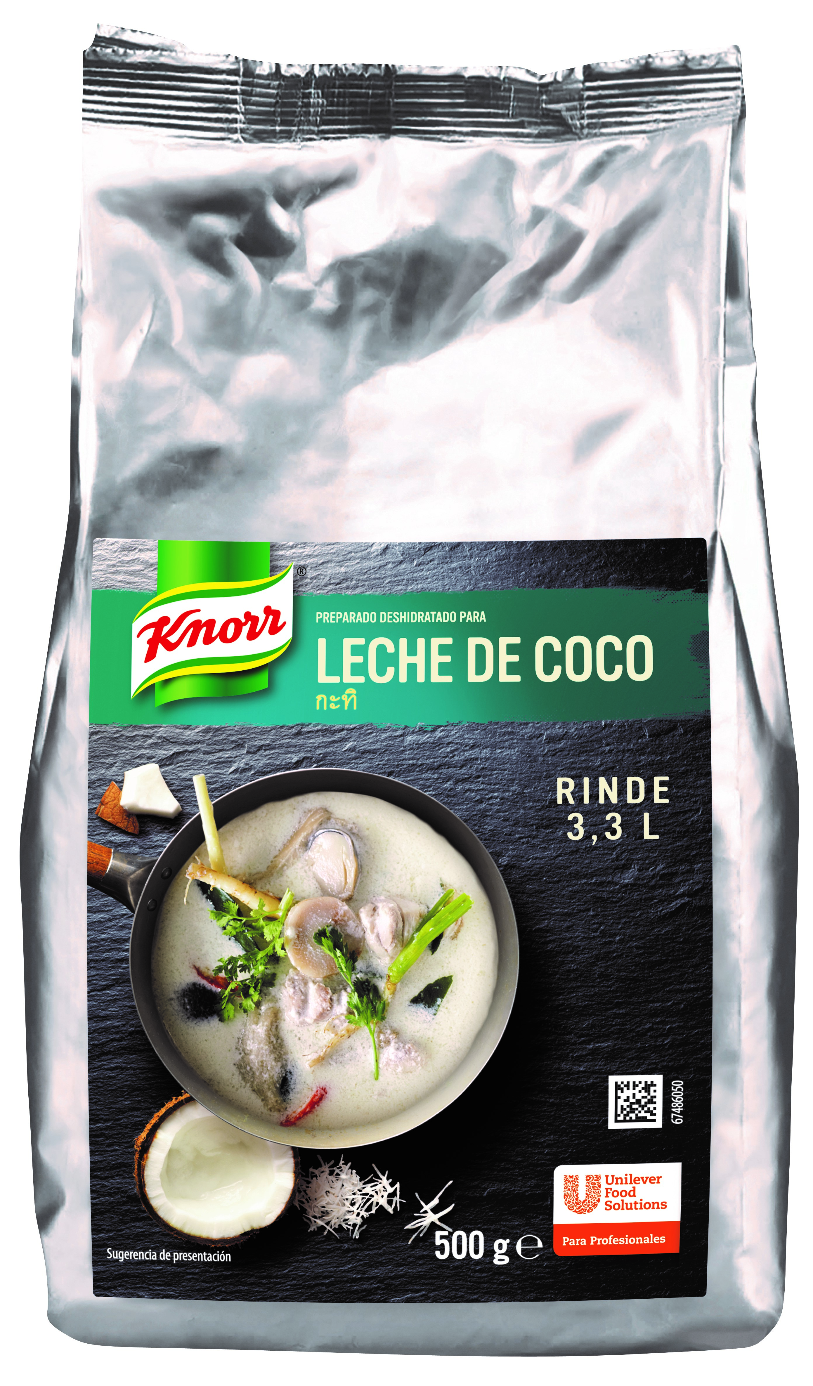 LECHE COCO DESH.KNORR 8X500GR           