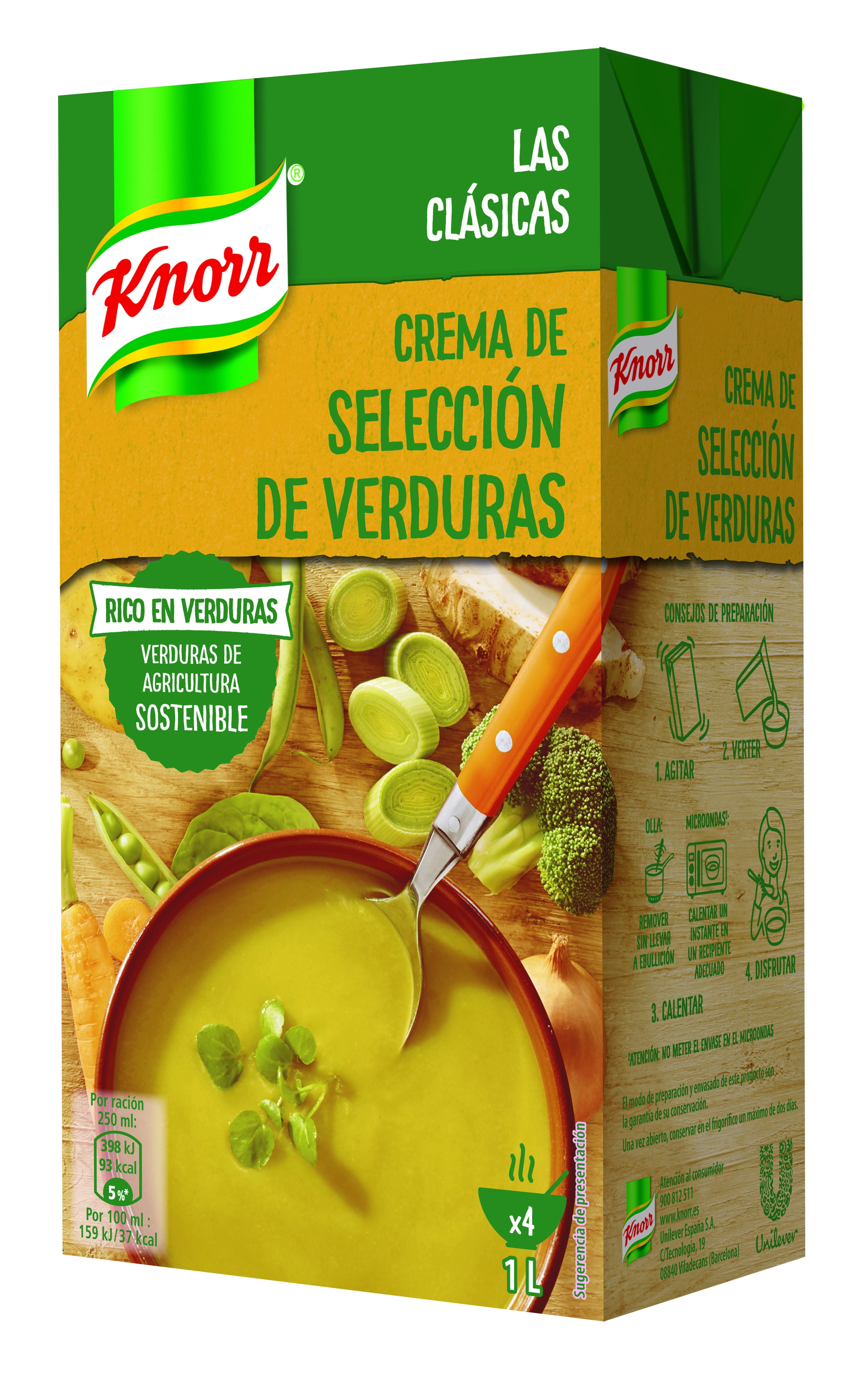CREMA SELECCION VERDURAS KNORR 8X1L     