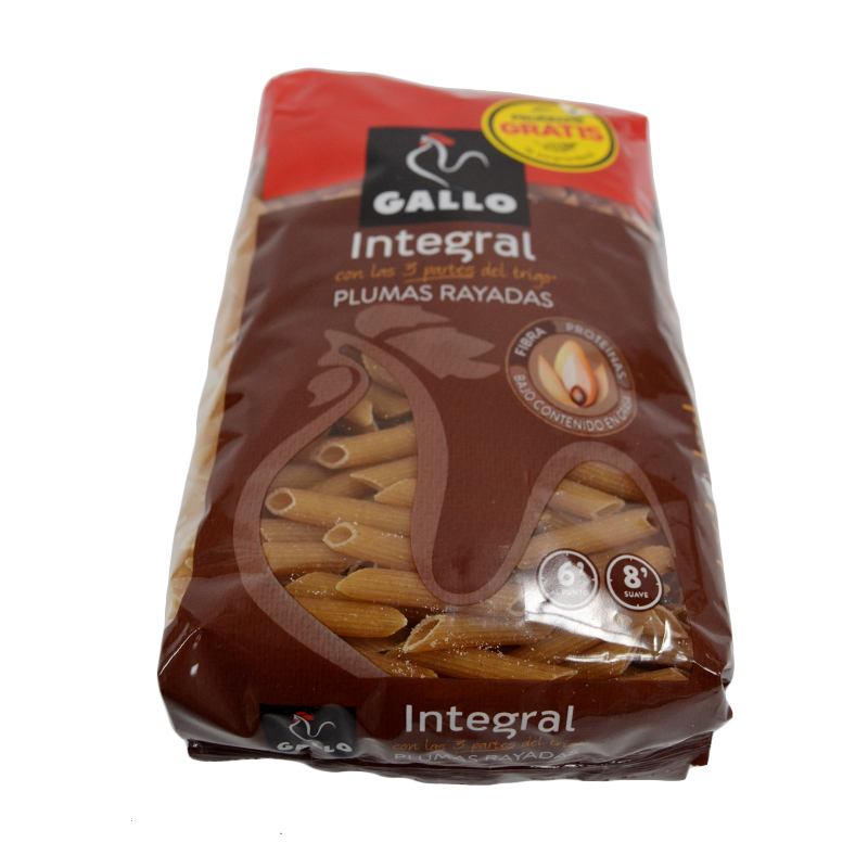 MACARRON GALLO INTEGRAL 500G            