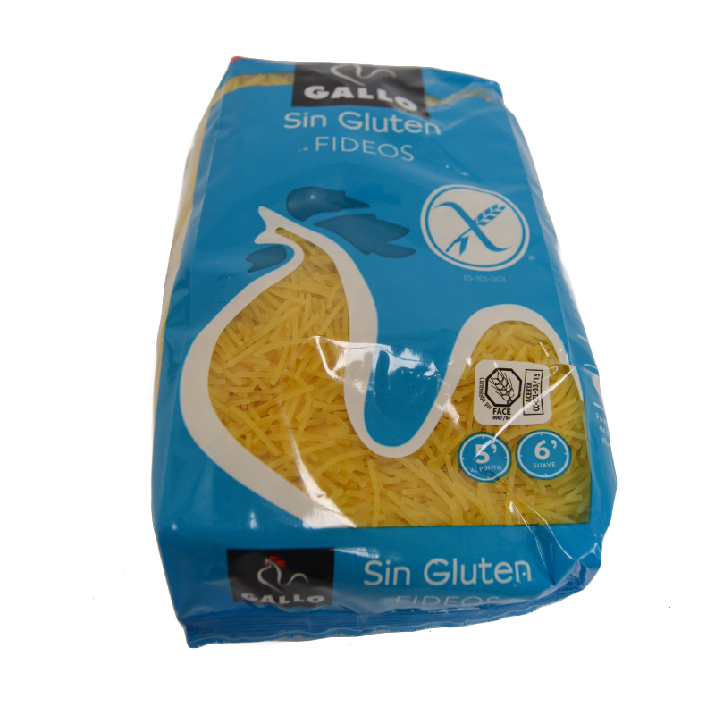 FIDEO SIN GLUTEN 500G GALLO             