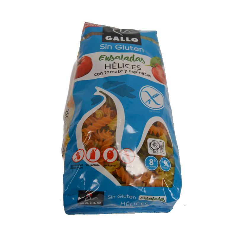 HELICES VEG.S/GLUTEN  500GR             
