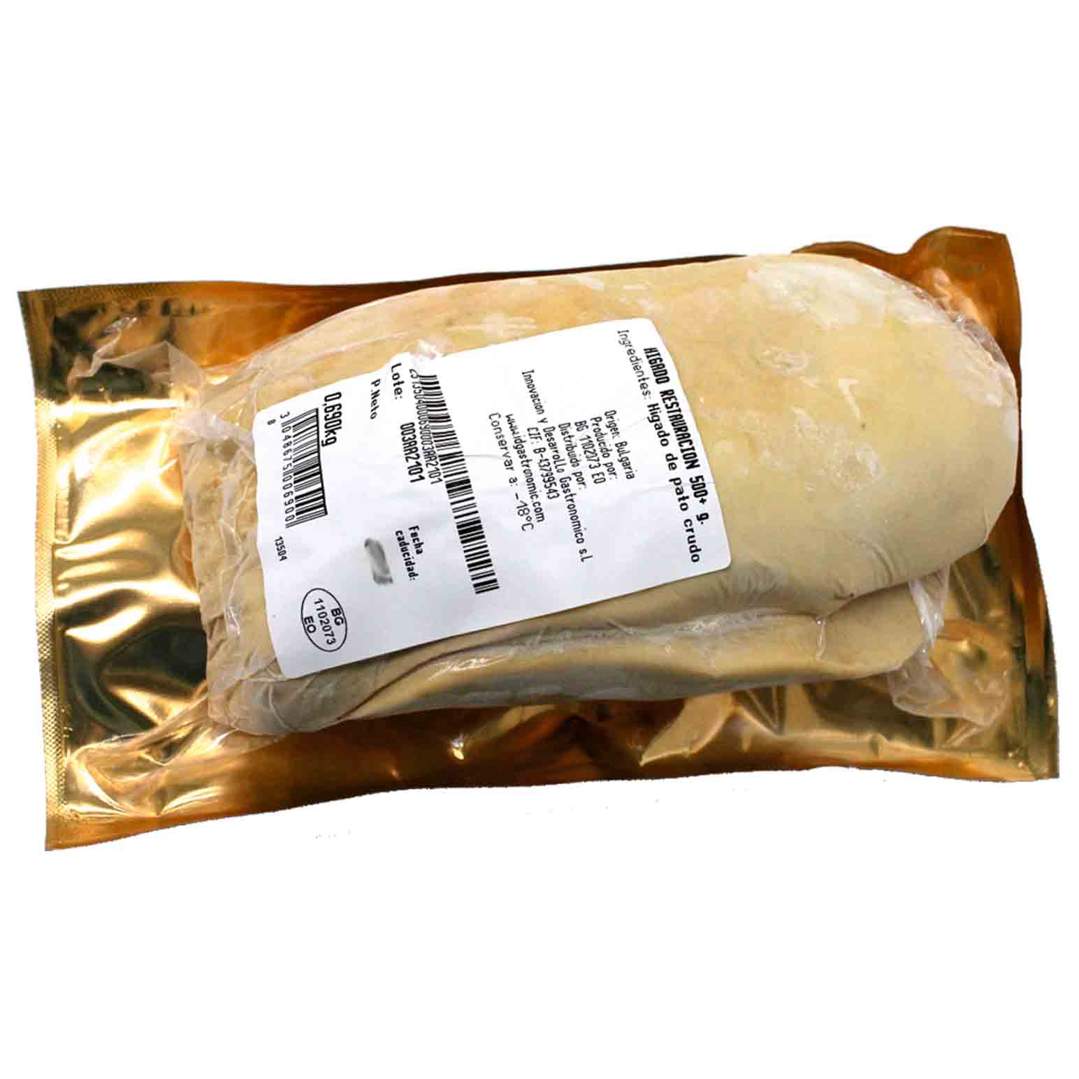 FOIE GRAS PATO EXTRA CONGELADO          