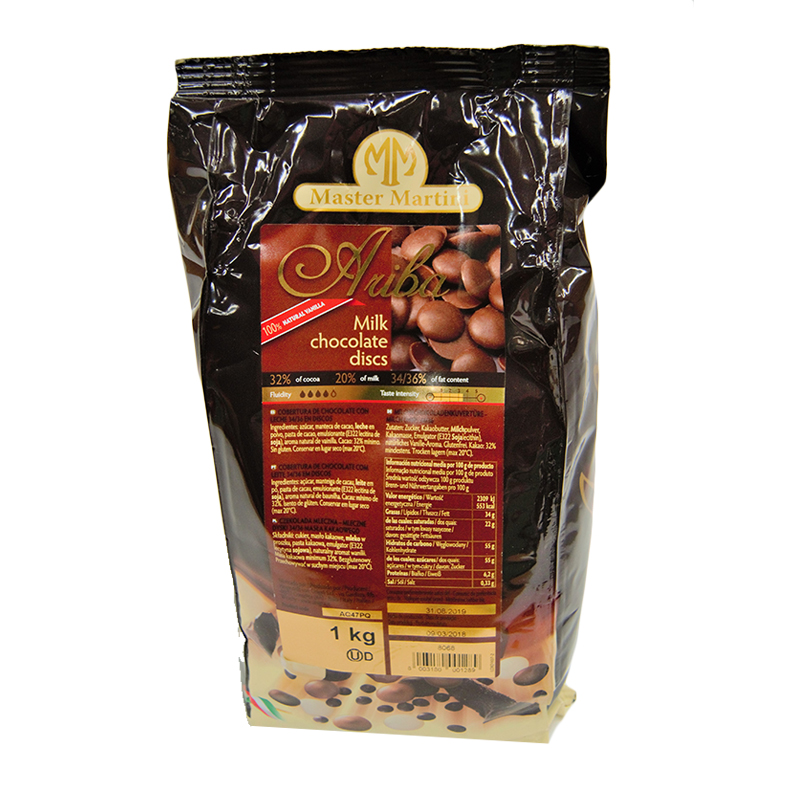 COBERTURA C/LECHE ARIBA 10x1kg          