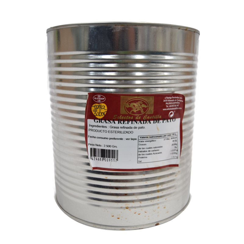 GRASA DE PATO REFINADA LATA             