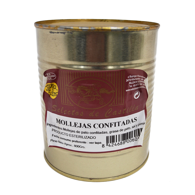 MOLLEJAS CONFITADAS                     