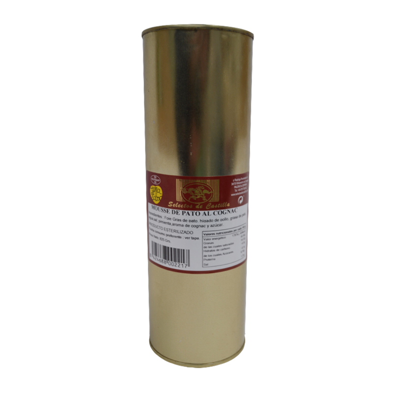 MOUSSE DE PATO AL COGNAC 825G.          