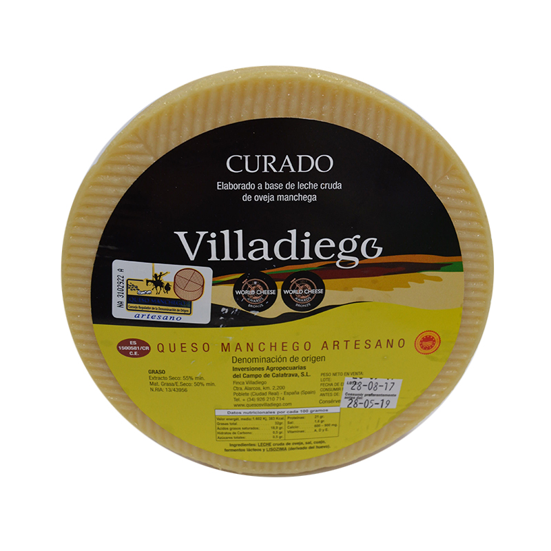 QUESO CURADO VILLADIEGO DO              