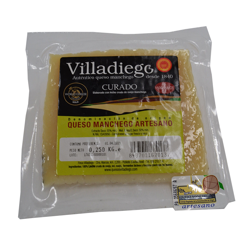 QUESO CURADO VILLADIEGO CUÃA  1/12      