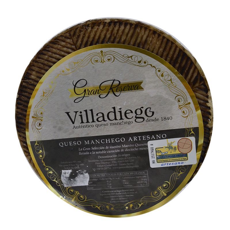 QUESO GRAN RESERVA VILLADIEGO DO        